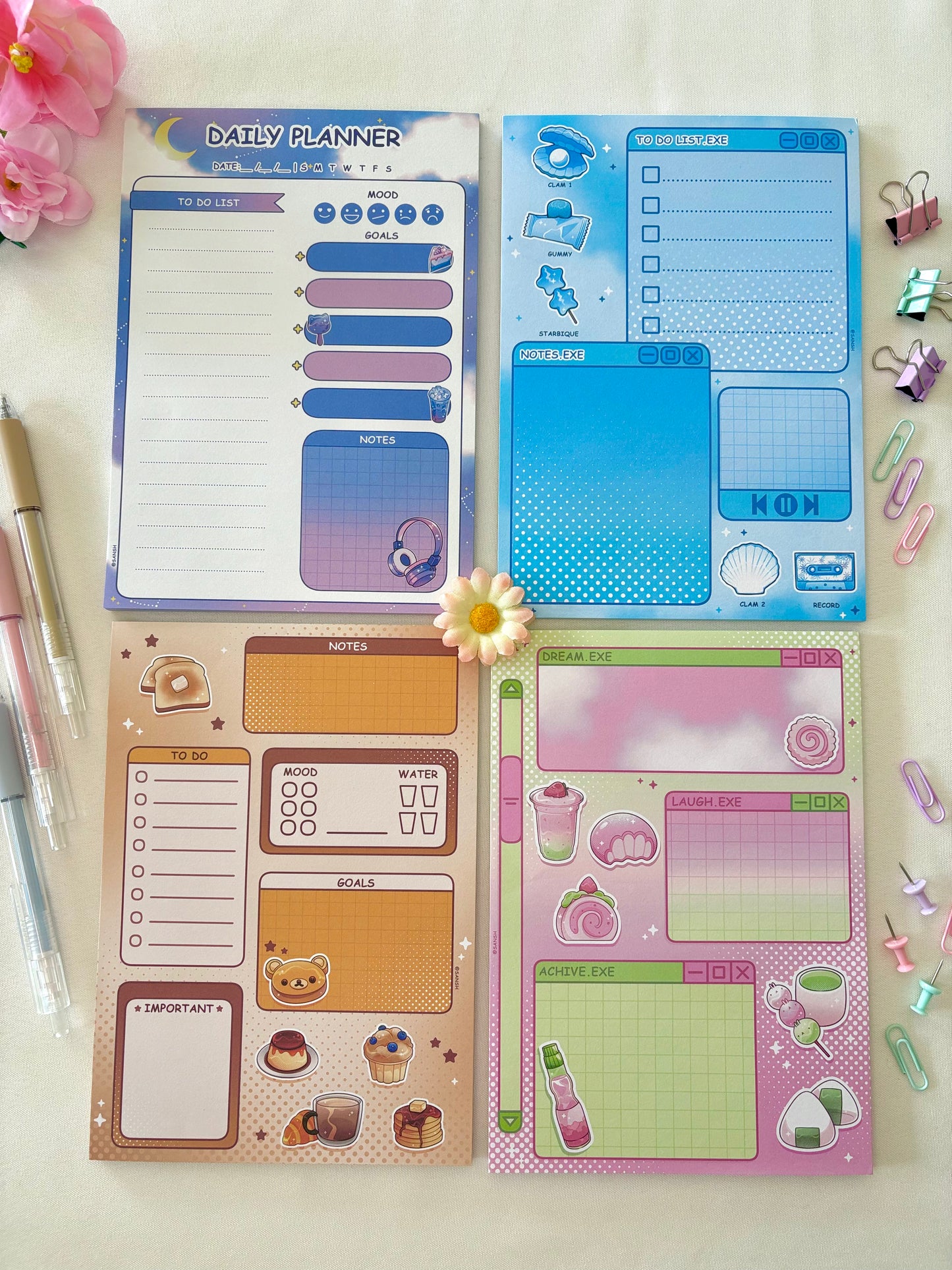 פלאנר יומי מעוצב