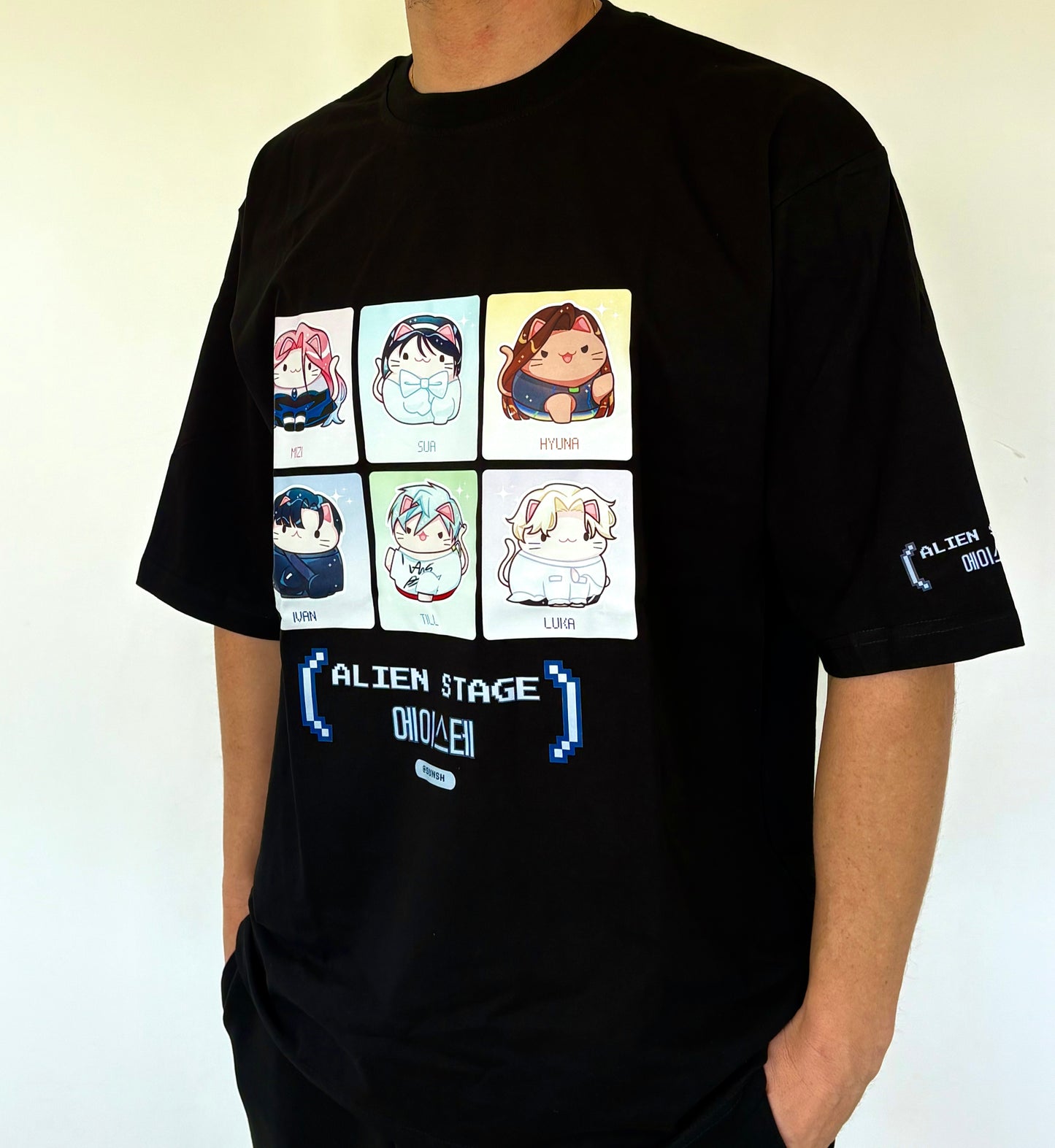 over size t-shirt - בעיצובים שונים